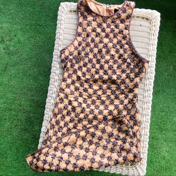 NBD Sexy Summer Bodycon beaded mini dress S MUST GO BEFORE SEPTEMBER - Picture 3 of 8